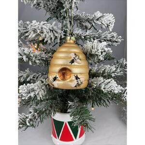 Christmas Ornament-Honeycomb Christmas Ornament-The Bridge Collection-